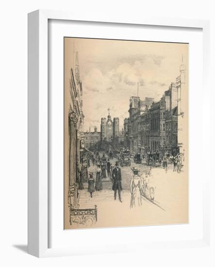 The Gateway of St. Jamess Palace from St. Jamess Street, 1902-Thomas Robert Way-Framed Giclee Print