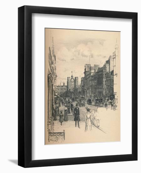 The Gateway of St. Jamess Palace from St. Jamess Street, 1902-Thomas Robert Way-Framed Premium Giclee Print