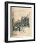 The Gateway of St. Jamess Palace from St. Jamess Street, 1902-Thomas Robert Way-Framed Premium Giclee Print