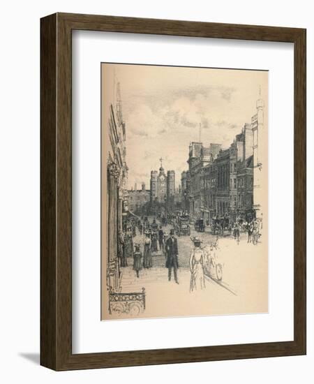 The Gateway of St. Jamess Palace from St. Jamess Street, 1902-Thomas Robert Way-Framed Giclee Print