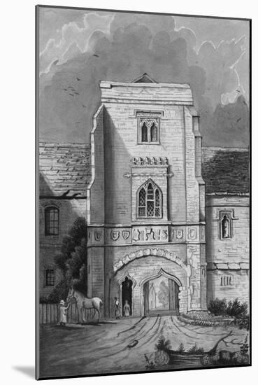 The Gateway of the Palace at Cawood (Cawood Castle), 1830-null-Mounted Giclee Print