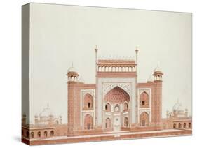 The Gateway of the Taj, Agra School, circa 1815-null-Stretched Canvas