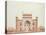 The Gateway of the Taj, Agra School, circa 1815-null-Stretched Canvas