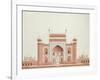 The Gateway of the Taj, Agra School, circa 1815-null-Framed Giclee Print