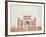 The Gateway of the Taj, Agra School, circa 1815-null-Framed Giclee Print