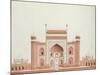 The Gateway of the Taj, Agra School, circa 1815-null-Mounted Giclee Print