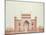 The Gateway of the Taj, Agra School, circa 1815-null-Mounted Giclee Print