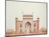 The Gateway of the Taj, Agra School, circa 1815-null-Mounted Giclee Print