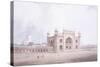 The Gateway of the Taj Mahal, Agra, Uttar Pradesh-Thomas & William Daniell-Stretched Canvas