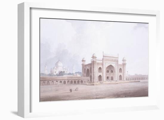 The Gateway of the Taj Mahal, Agra, Uttar Pradesh-Thomas & William Daniell-Framed Giclee Print