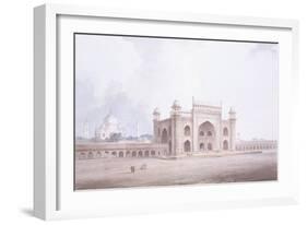 The Gateway of the Taj Mahal, Agra, Uttar Pradesh-Thomas & William Daniell-Framed Giclee Print