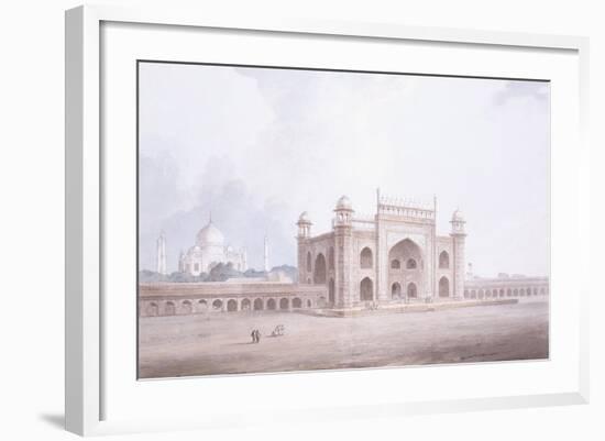 The Gateway of the Taj Mahal, Agra, Uttar Pradesh-Thomas & William Daniell-Framed Giclee Print