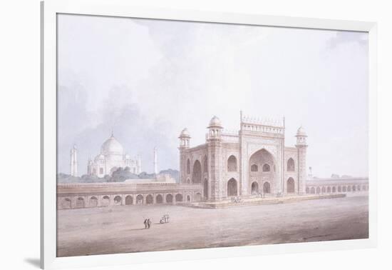 The Gateway of the Taj Mahal, Agra, Uttar Pradesh-Thomas & William Daniell-Framed Giclee Print