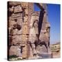 The Gateway of Xerxes, Persepolis, Iran, Middle East-Robert Harding-Stretched Canvas