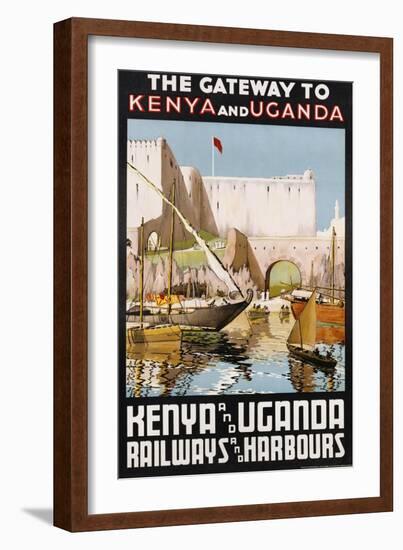 The Gateway to Kenya and Uganda-W.H.M. Paterson-Framed Giclee Print