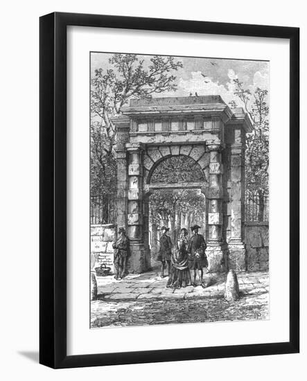 The Gateway to St Giless, 1897-null-Framed Giclee Print