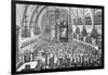 The Gathering in the Synagogue, 1705-null-Framed Giclee Print