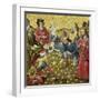 The Gathering of Manna-Dieric Umkreis Bouts-Framed Giclee Print