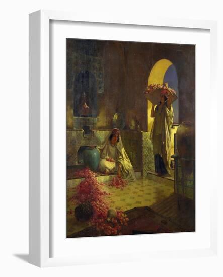 The Gathering of Roses-Rudolph Ernst-Framed Giclee Print