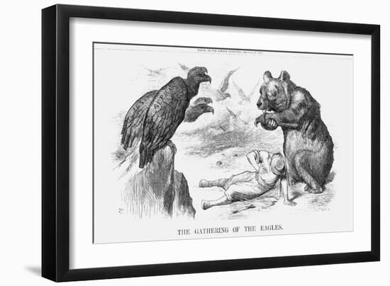 The Gathering of the Eagles, 1877-Joseph Swain-Framed Giclee Print