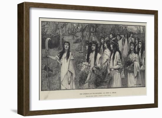 The Gathering of the Mistletoe-Henry Meynell Rheam-Framed Giclee Print