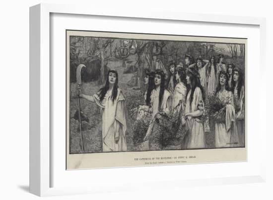 The Gathering of the Mistletoe-Henry Meynell Rheam-Framed Giclee Print