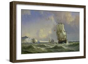 The Gathering Storm, 1853-Anton Melbye-Framed Giclee Print
