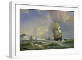 The Gathering Storm, 1853-Anton Melbye-Framed Giclee Print