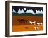 The Gaucho and His Cattle-Cristina Rodriguez-Framed Giclee Print