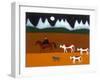 The Gaucho and His Cattle-Cristina Rodriguez-Framed Giclee Print