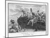 The Gauls Defeat the Romans on the River Allia-Augustyn Mirys-Mounted Art Print