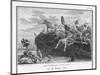 The Gauls Defeat the Romans on the River Allia-Augustyn Mirys-Mounted Art Print