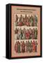 The Gauls Embrace Royal Fashion Rise of the French Kings-Friedrich Hottenroth-Framed Stretched Canvas