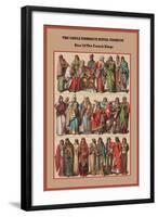 The Gauls Embrace Royal Fashion Rise of the French Kings-Friedrich Hottenroth-Framed Art Print