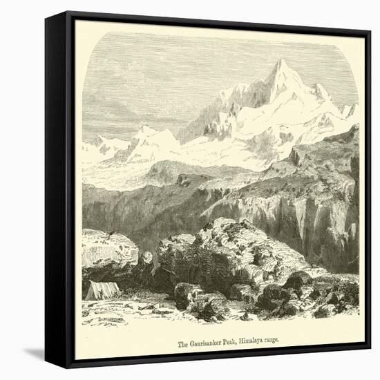 The Gaurisanker Peak, Himalaya Range-null-Framed Stretched Canvas