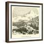 The Gaurisanker Peak, Himalaya Range-null-Framed Giclee Print