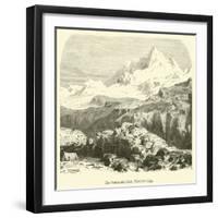 The Gaurisanker Peak, Himalaya Range-null-Framed Giclee Print