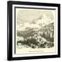 The Gaurisanker Peak, Himalaya Range-null-Framed Giclee Print