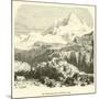 The Gaurisanker Peak, Himalaya Range-null-Mounted Giclee Print