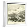 The Gaurisanker Peak, Himalaya Range-null-Framed Premium Giclee Print