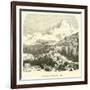 The Gaurisanker Peak, Himalaya Range-null-Framed Giclee Print