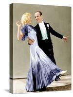 The Gay Divorce, Ginger Rogers, Fred Astaire, 1934-null-Stretched Canvas