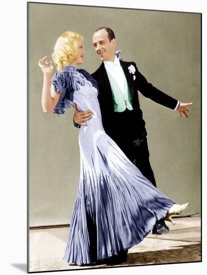 The Gay Divorce, Ginger Rogers, Fred Astaire, 1934-null-Mounted Photo