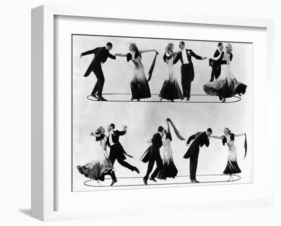 The Gay Divorcee, Fred Astaire, Ginger Rogers in the Dance "The Continental, " 1934-null-Framed Photo