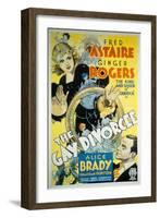 The Gay Divorcee, Ginger Rogers, Fred Astaire, 1934-null-Framed Art Print