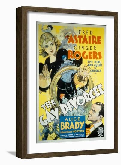 The Gay Divorcee, Ginger Rogers, Fred Astaire, 1934-null-Framed Art Print