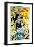 The Gay Divorcee, Ginger Rogers, Fred Astaire, 1934-null-Framed Art Print