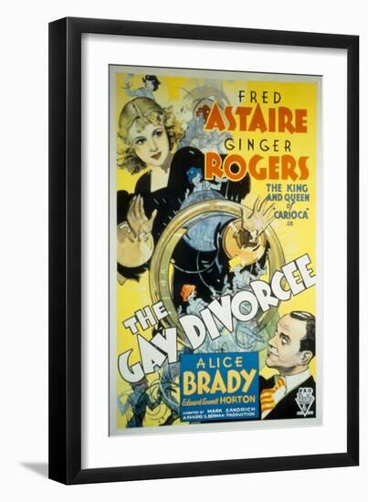 The Gay Divorcee, Ginger Rogers, Fred Astaire, 1934-null-Framed Art Print