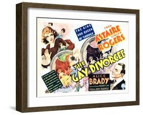 The Gay Divorcee, Ginger Rogers, Fred Astaire, 1934-null-Framed Photo