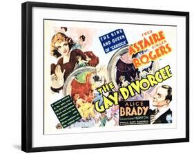 The Gay Divorcee, Ginger Rogers, Fred Astaire, 1934-null-Framed Photo